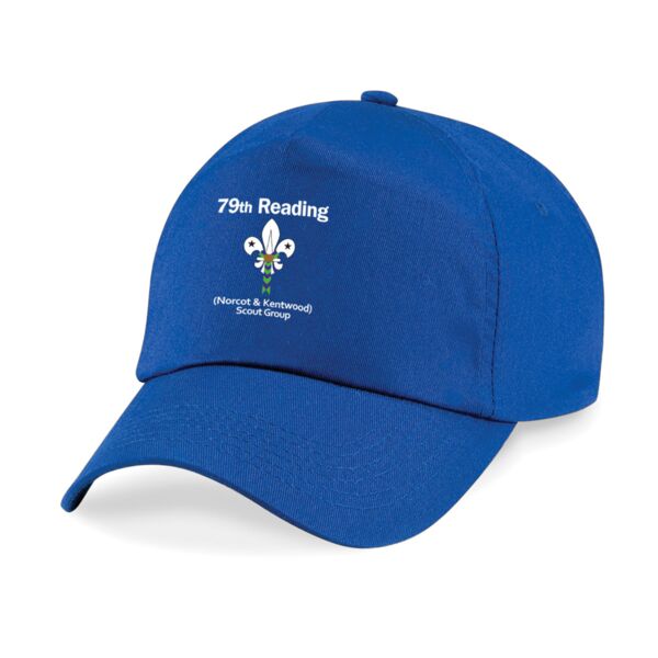 Youth 79th Reading Scout Group Royal Blue Baseball Cap Thumbnail