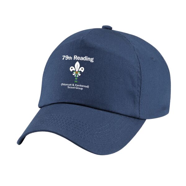 Youth 79th Reading Scout Group Navy Blue Baseball Cap Thumbnail