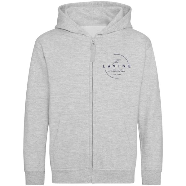 Youth LSPA Grey Zipped Hoodie Thumbnail