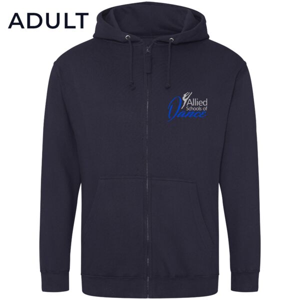 Adult Allied Dance Zipped Hoodie Thumbnail