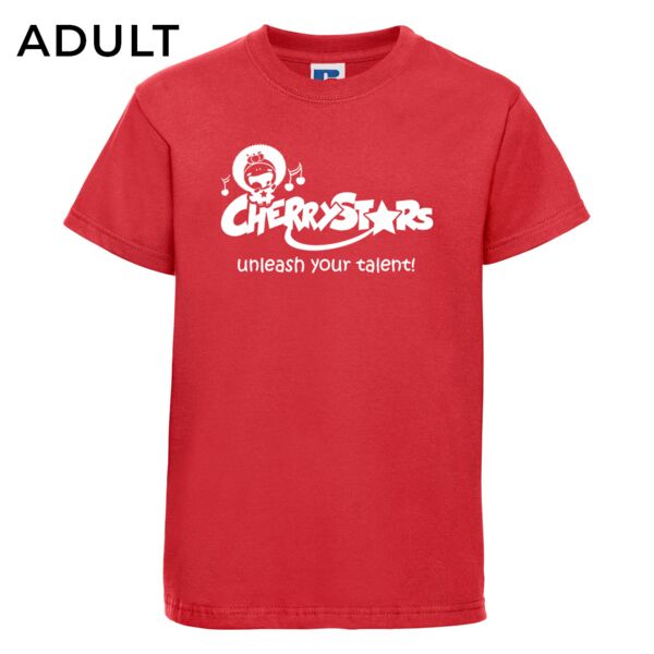 Adult Cherrystars Red T-Shirt Thumbnail