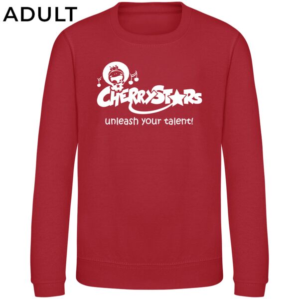 Adult Cherrystars Red Sweatshirt Thumbnail