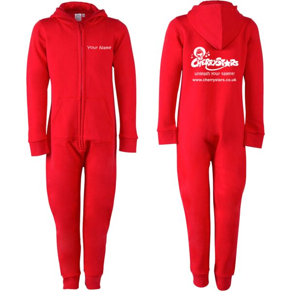Youth Cherrystars Red Onesie Thumbnail