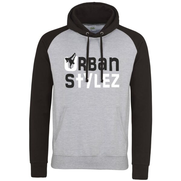 Adult Urban Stylez Baseball Hoodie Thumbnail