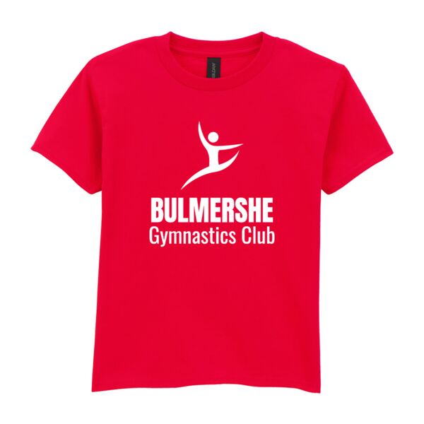 Youth Bulmershe Gymnastics Red T-Shirt Thumbnail