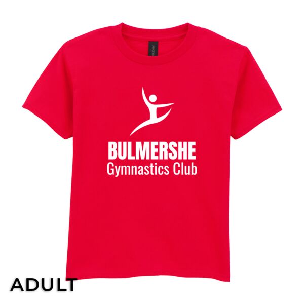 Adult Bulmershe Gymnastics Red T-Shirt Thumbnail