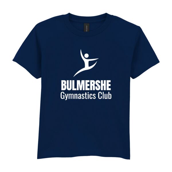Youth Bulmershe Gymnastics Navy Blue T-Shirt Thumbnail