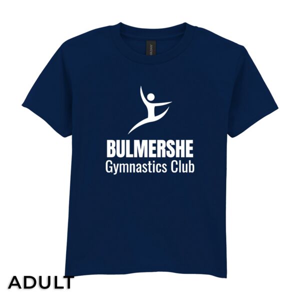 Adult Bulmershe Gymnastics Navy Blue T-Shirt Thumbnail