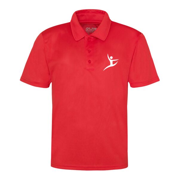 Youth Bulmershe Gymnastics Squad Red Polo Shirt Thumbnail