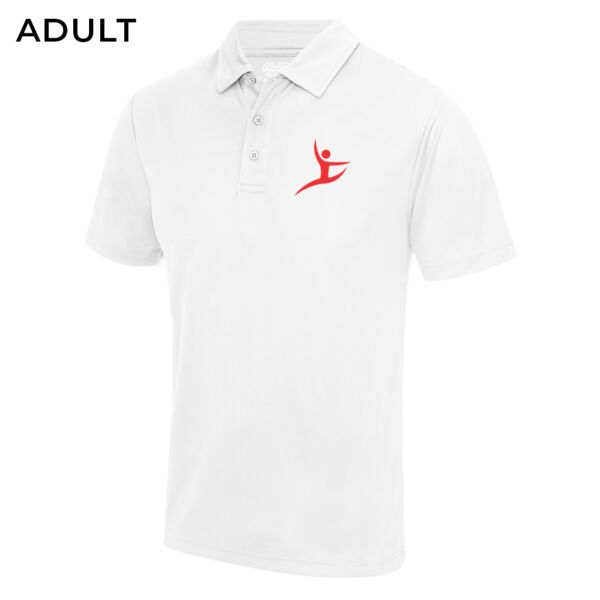 Adult Bulmershe Gymnastics Squad White Polo Shirt Thumbnail