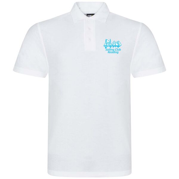 Island Sailing Club White Standard Polo Shirt Thumbnail