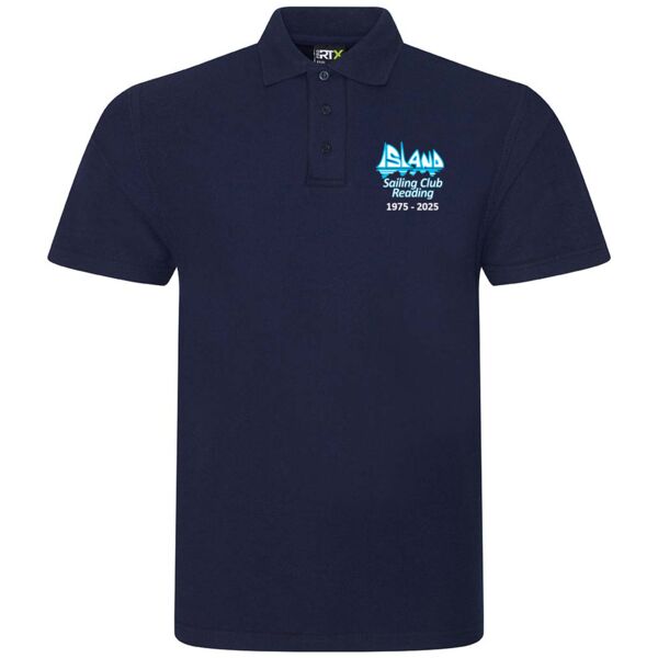 Island Sailing Club Navy Blue Anniversary Polo Shirt Thumbnail