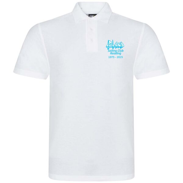 Island Sailing Club White Anniversary Polo Shirt Thumbnail